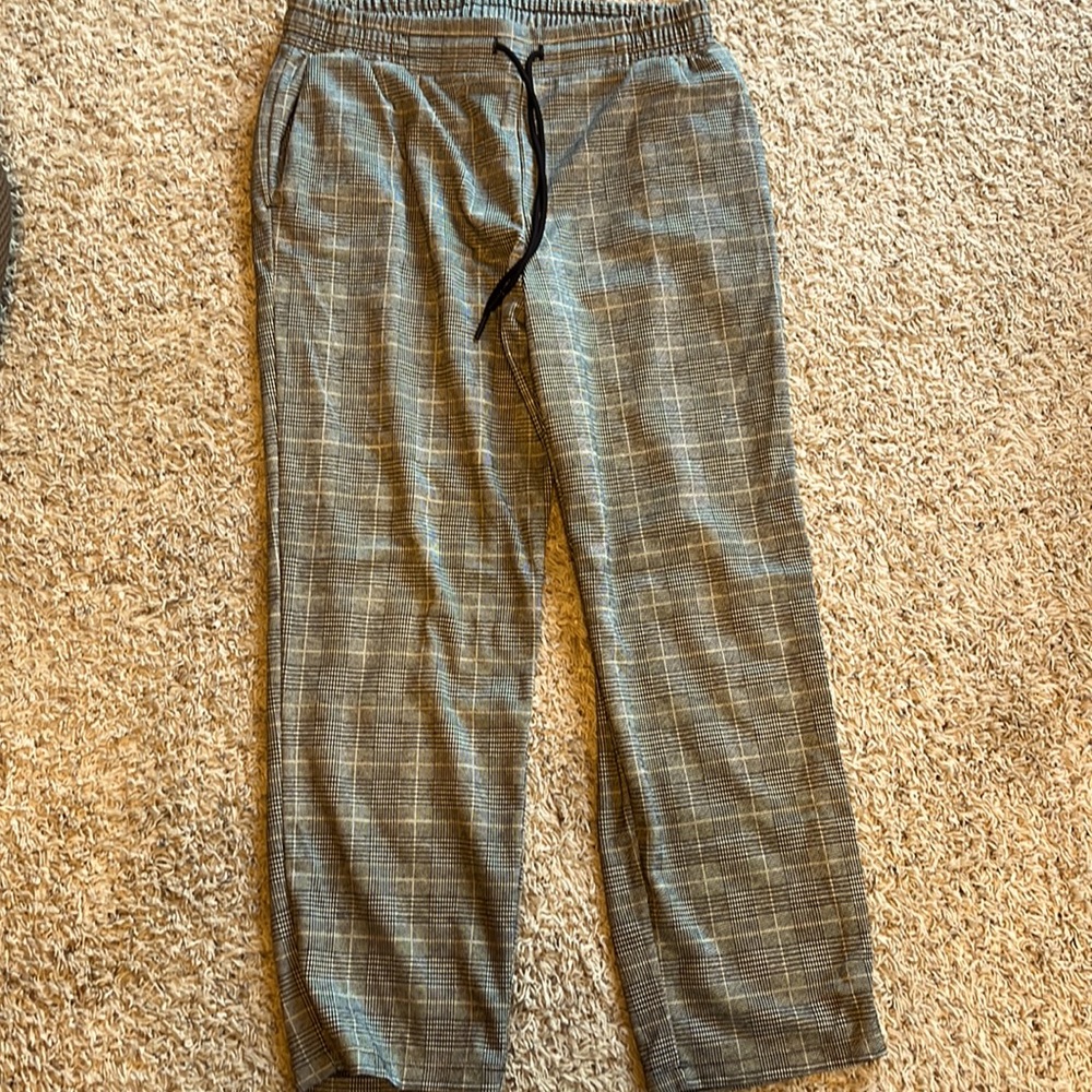 Plaid dress pants